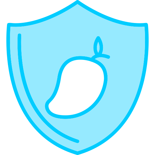 Food safety Generic Blue icon