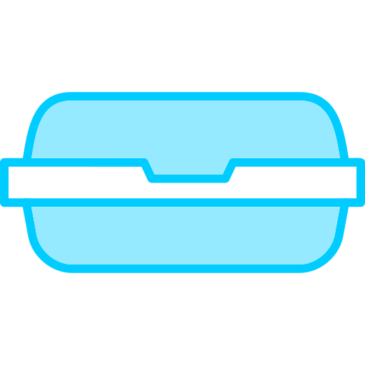 Food container Generic Blue icon