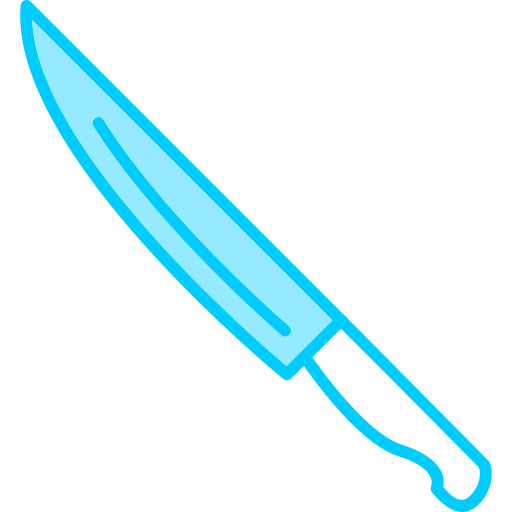 cuchillo Generic Blue icono