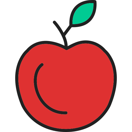りんご Generic Outline Color icon