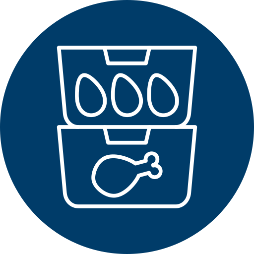 Food container Generic Circular icon