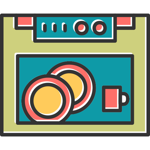 食器洗い機 Generic Color Omission icon