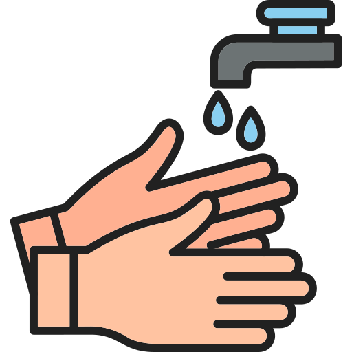 lavaggio delle mani Generic Outline Color icona