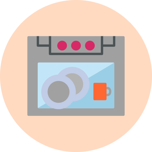 lave-vaisselle Generic Flat Icône