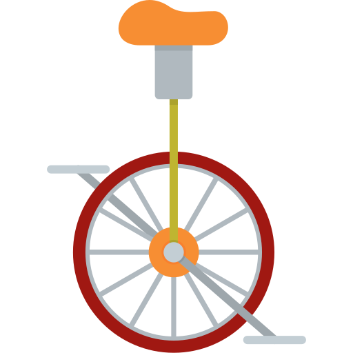 monocykl Generic Flat ikona