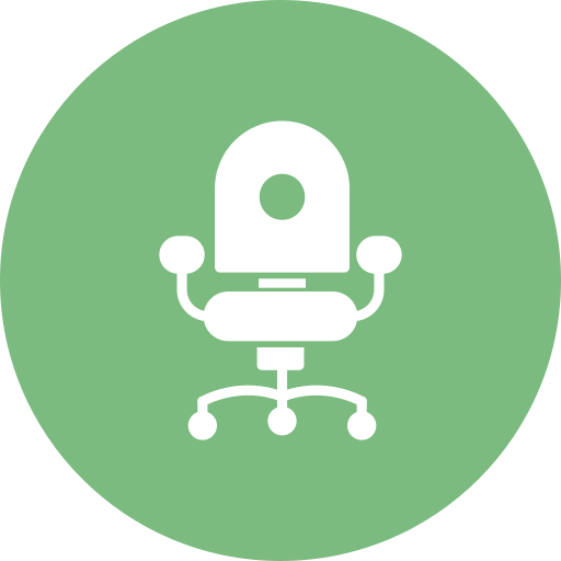 chaise de bureau Generic Circular Icône