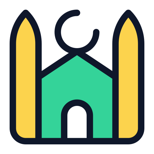Мечеть Generic Outline Color иконка