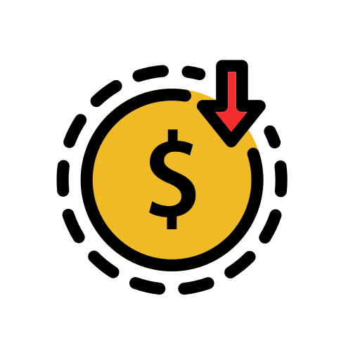 Dollar coin Generic Outline Color icon