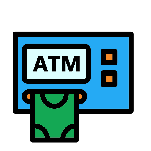 atm 카드 Generic Outline Color icon