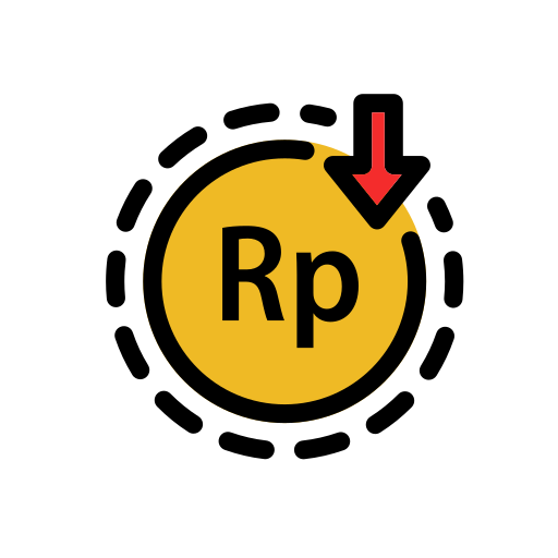 Indonesian rupiah Generic Outline Color icon