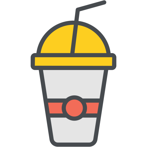 차가운 커피 Generic Outline Color icon