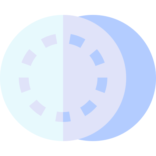 Cotton discs Basic Straight Flat icon
