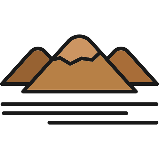 Mountain Generic Outline Color icon
