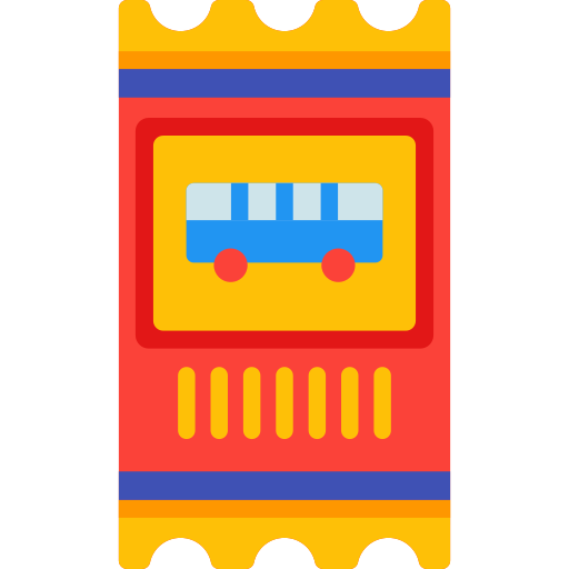 boleto de autobús Special Flat icono
