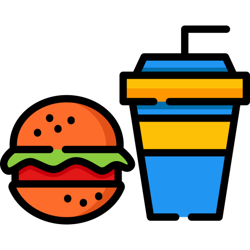 Śmieciowe jedzenie Special Lineal color ikona