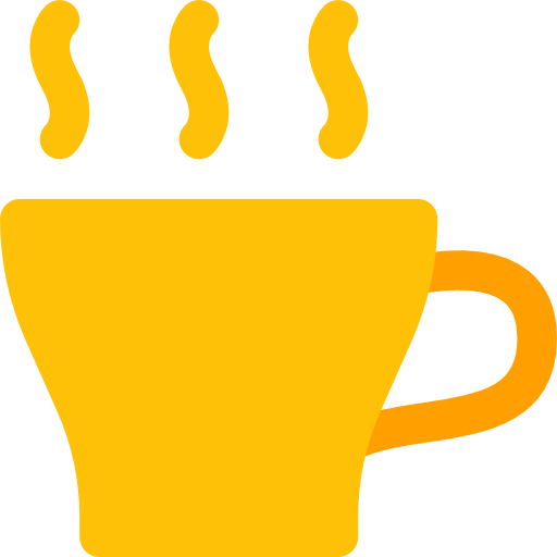 Горячий кофе Pixel Perfect Flat иконка