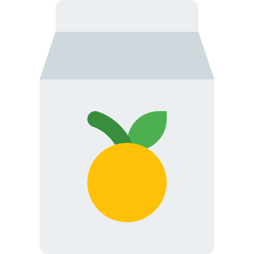 апельсиновый сок Pixel Perfect Flat иконка