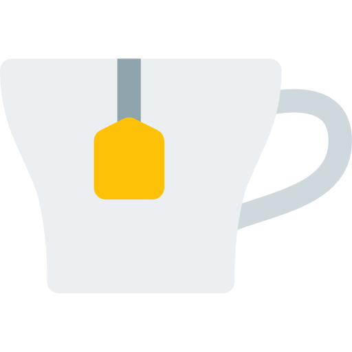 Tea cup Pixel Perfect Flat icon