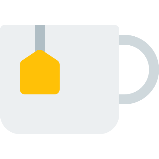 xícara de chá Pixel Perfect Flat Ícone