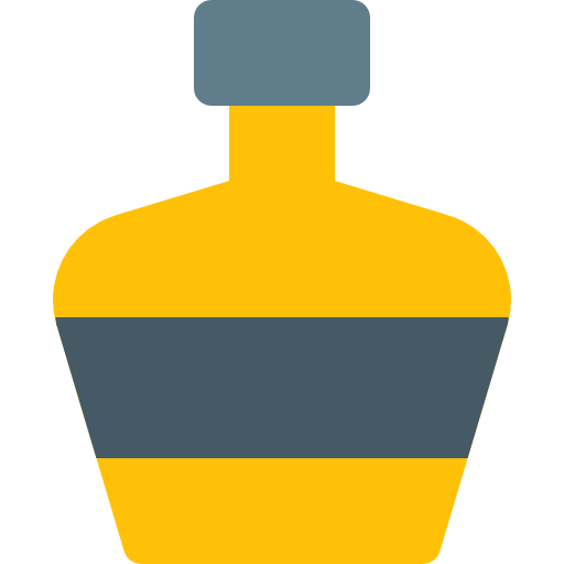 Whiskey Pixel Perfect Flat icon