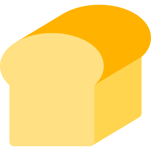 Хлеб Pixel Perfect Flat иконка