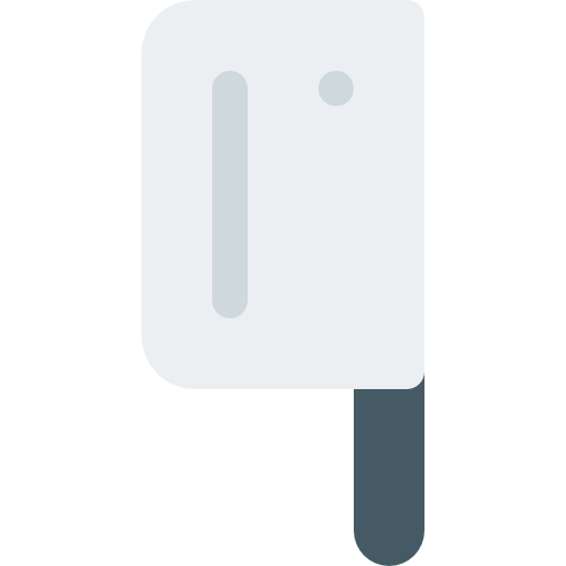 cuchillo de carnicero Pixel Perfect Flat icono