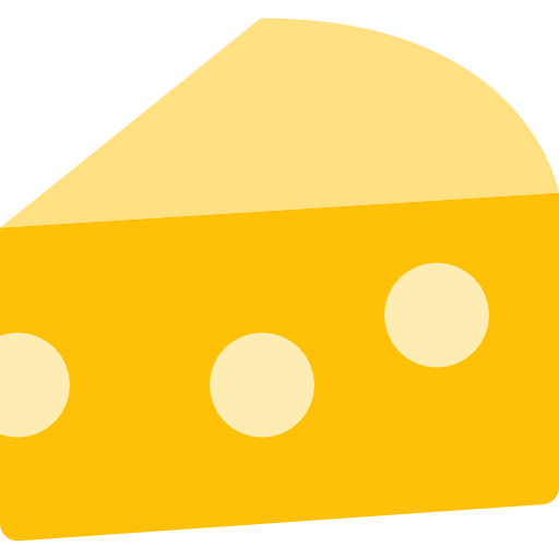 queso Pixel Perfect Flat icono