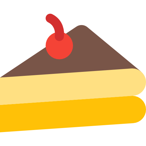 torta Pixel Perfect Flat icona