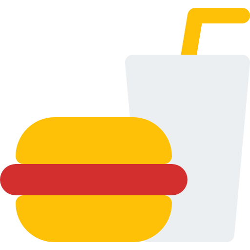 fast food Pixel Perfect Flat icon