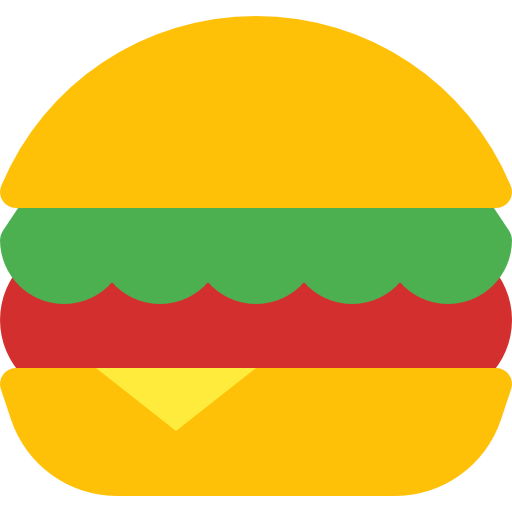 Hamburger Pixel Perfect Flat icon
