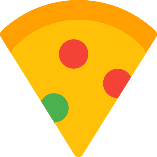 pizza Pixel Perfect Flat Ícone