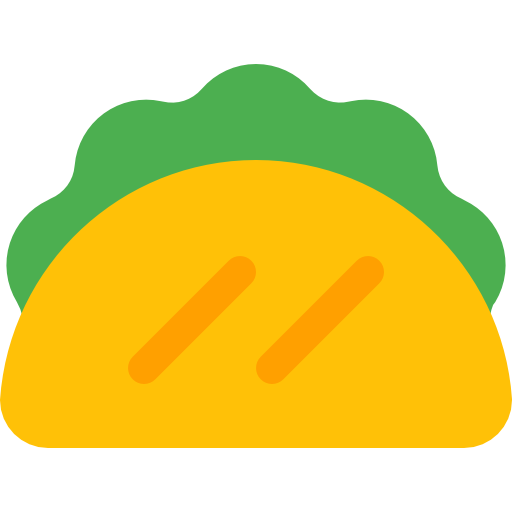 taco Pixel Perfect Flat icono