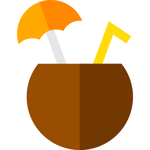 Coconut Basic Straight Flat icon