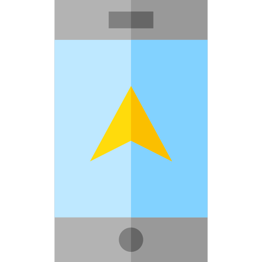 navigatie Basic Straight Flat icoon