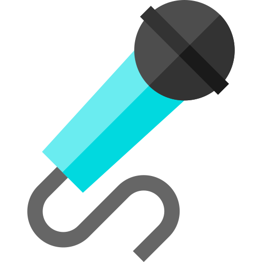 Microphone Basic Straight Flat icon