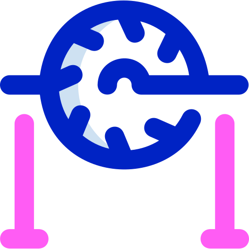 Circular saw Super Basic Orbit Color icon