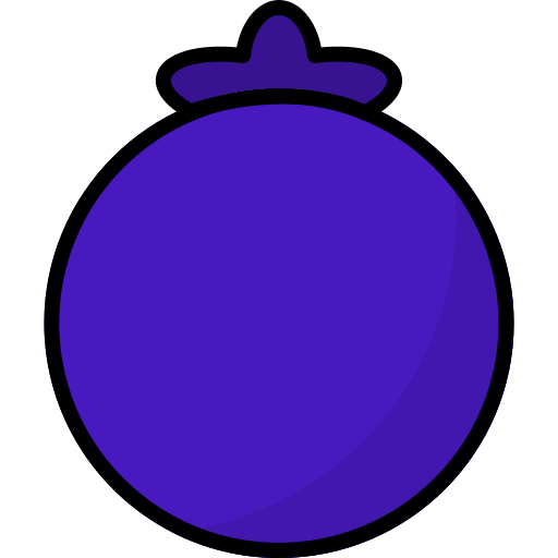 Blueberry Generic Outline Color icon