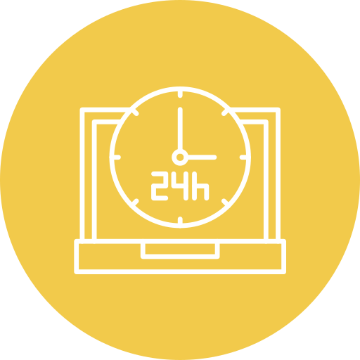 24 hours Generic Circular icon