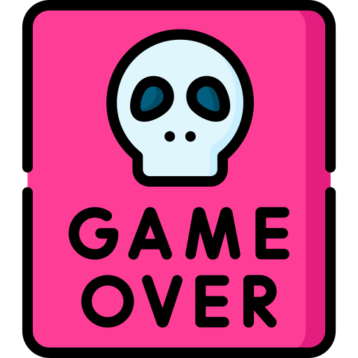 Game over Special Lineal color icon