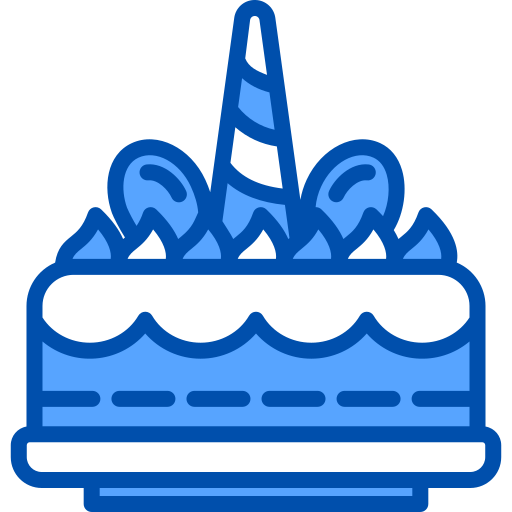생일 케이크 Generic Blue icon