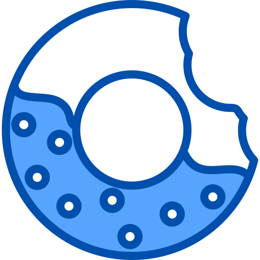 도넛 Generic Blue icon