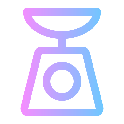 gewichtsskala Generic Gradient icon