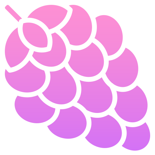Виноград Generic Flat Gradient иконка