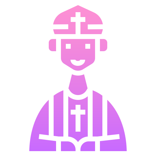 로마 교황 Generic Flat Gradient icon