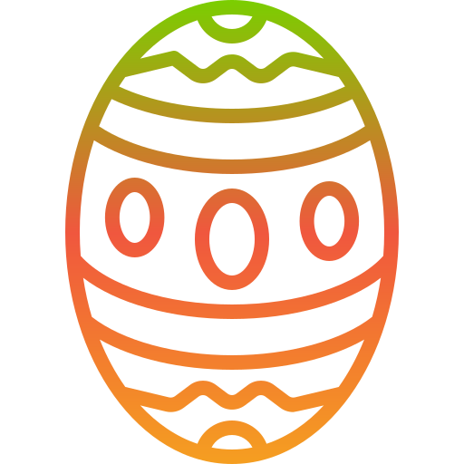 Easter egg Generic Gradient icon
