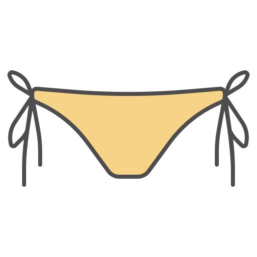 bikini Generic Outline Color icoon