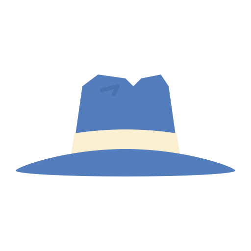 cappello fedora Generic Flat icona