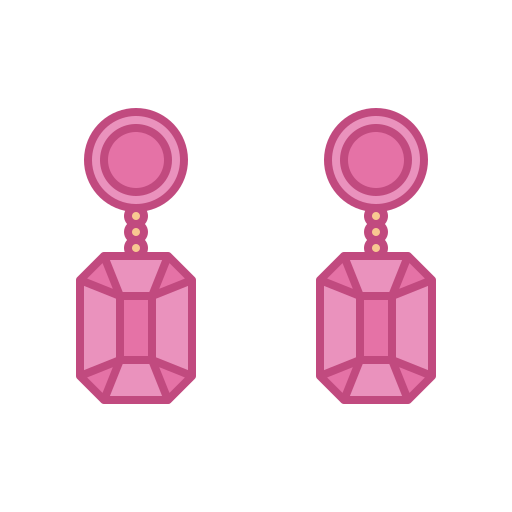 Earrings Generic Outline Color icon