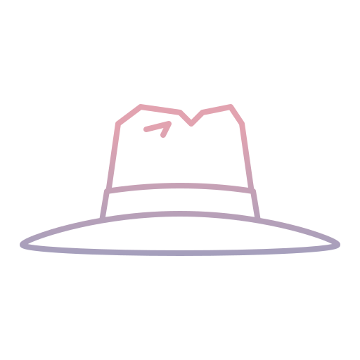 フェドーラ帽 Generic Gradient icon