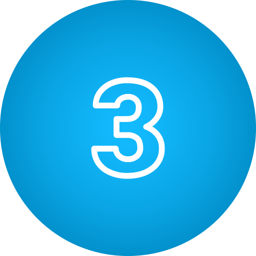 三つ Generic Flat Gradient icon